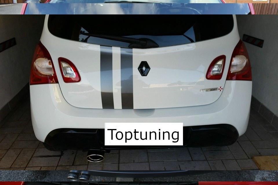 Zwart logo cover RENAULT TWINGO 2 FL 2011–2014 ook GT & RS, Ophalen of Verzenden, Toptuning, Info@toptuning.nl, Amersfoort