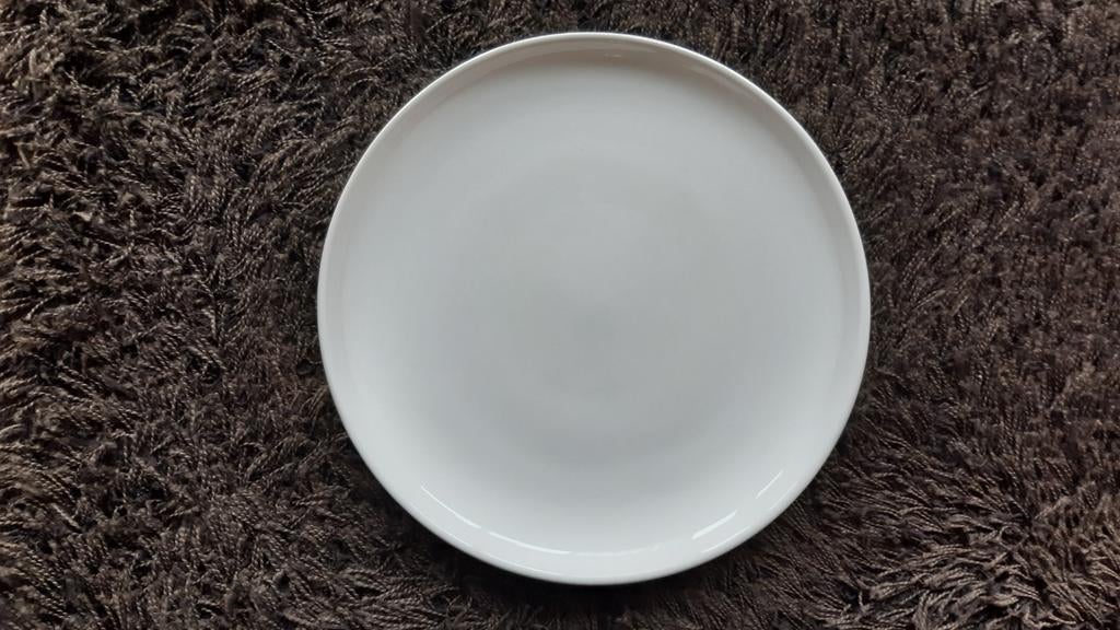 Mooie witte aardewerk gebakschaal, Schaal, Ophalen of Verzenden, Zo goed als nieuw, Ovaal