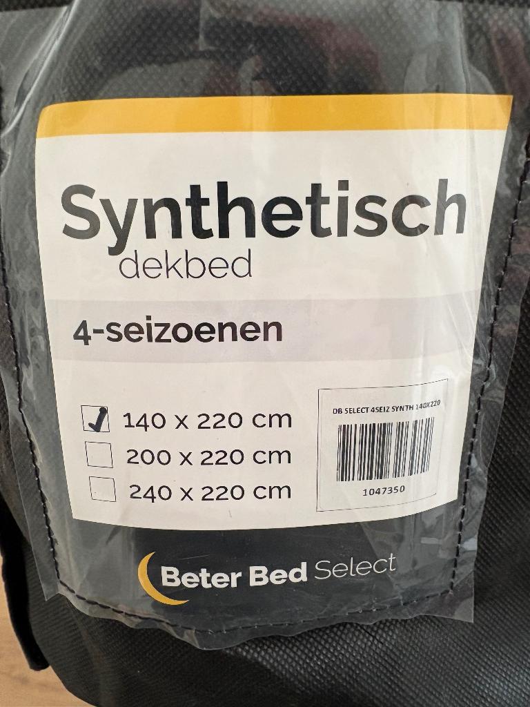 Dekbed synthetisch, Huis en Inrichting, Slaapkamer | Beddengoed, Ophalen, Eenpersoons, Wit, Nieuw