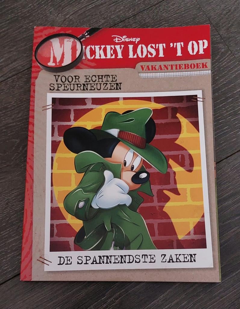Mickey lost 't op - de spannendste zaken, vakantieboek, Boeken, Eén comic, Ophalen of Verzenden, Disney