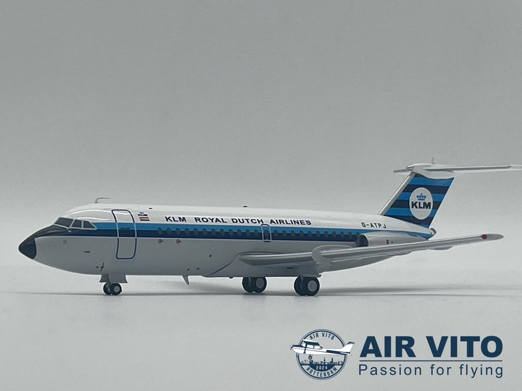 KLM Bac111 inflight200 schaalmodel nieuw 1:200 diecast, 2992jb, Schaalmodel, Ophalen of Verzenden, Operations@airvito.com