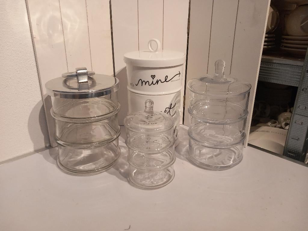 Riviera Maison Etageres diverse (S en M en L), Ophalen of Verzenden, Zo goed als nieuw