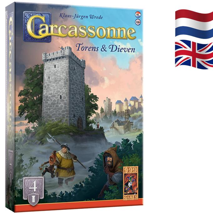 Carcassonne uitbreiding 4: Torens & Dieven (v3.1), Hobby en Vrije tijd, Gezelschapsspellen | Bordspellen, Vijf spelers of meer