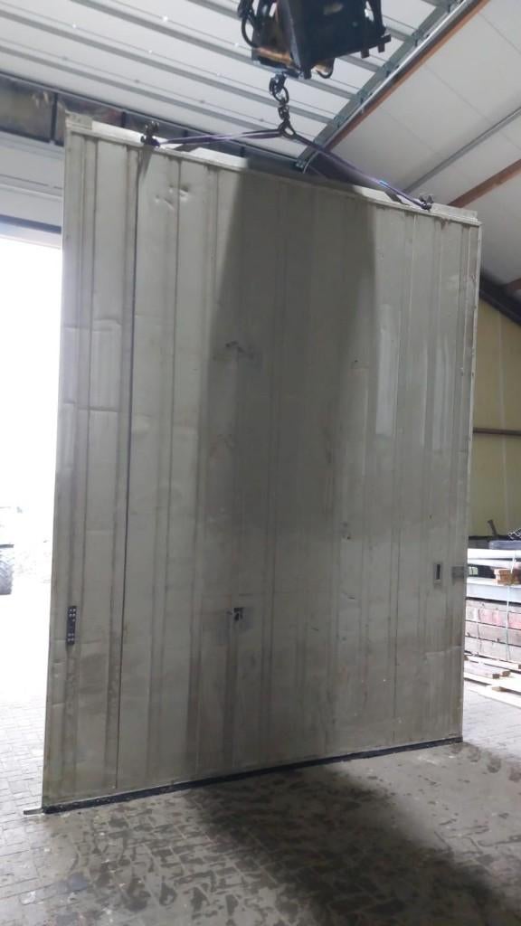 Sandwich, deuren, prefab, geïsoleerd, Gebruikt, Ophalen of Verzenden, Buitendeur, Schuifdeur