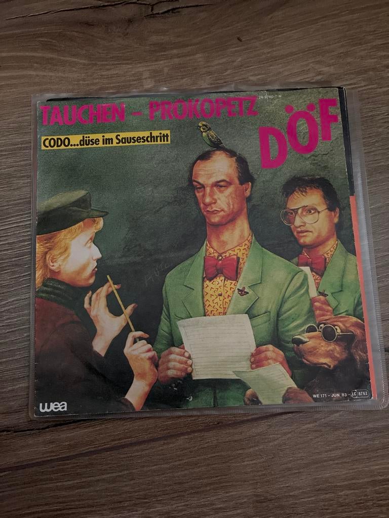 DÖF - Tauchen - Prokopez - Vinyl Single, Ophalen of Verzenden, Zo goed als nieuw, Overige formaten