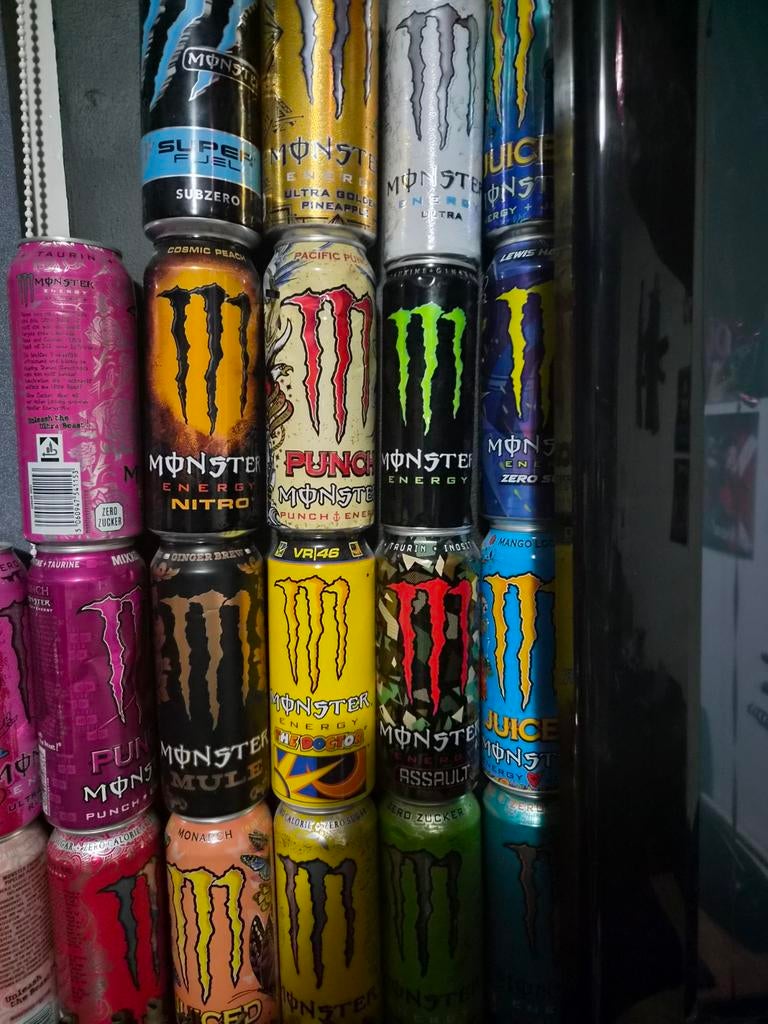 Monster blikken verzameling (leeg), Verzamelen, Blikken, Ophalen of Verzenden, Gebruikt, Overige