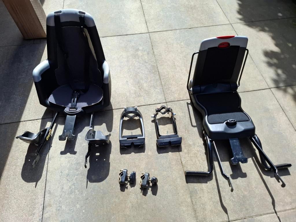 Twee achter fietszitjes, inclusief bevestigingsmateriaal, Fietsen en Brommers, Fietsaccessoires | Fietsstoeltjes, Ophalen of Verzenden