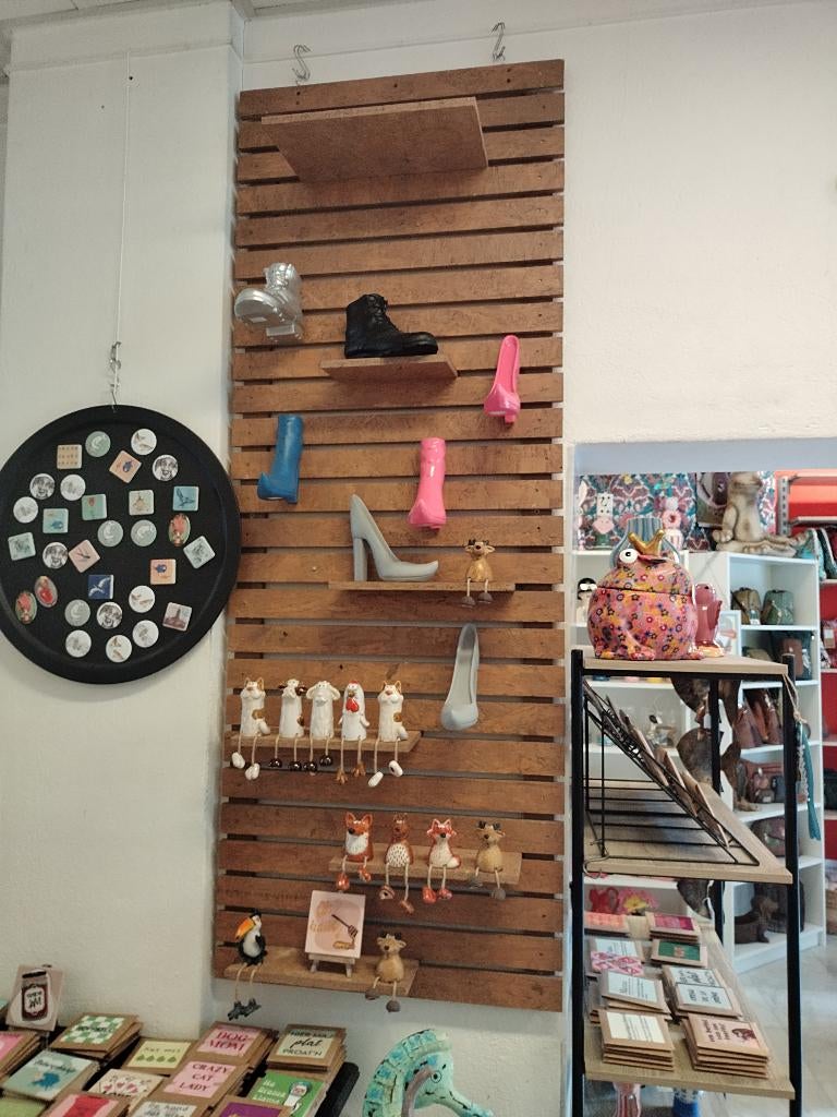 Wandpaneel display winkel, Huis en Inrichting, Kasten | Wandmeubels, Ophalen, Zo goed als nieuw, Minder dan 150 cm, Minder dan 25 cm
