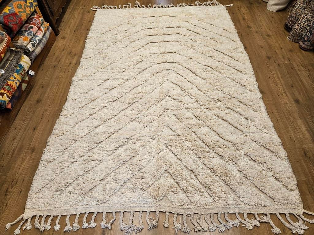 Handgeknoopt oosters tapijt Beni Mrirt 293x193, Info@SlatsAntiek.nl, 150 tot 200 cm, Vof Slats Antiek, Ophalen of Verzenden