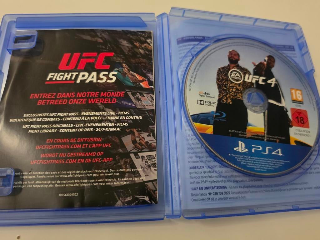 UFC 4 voor Playstation 4 en 5 Lees Beschrijving Aub, Online, Vechten, Electronic Arts, 1 speler