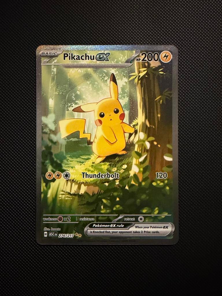 Pikachu EX 276 - Ascended Heroes, Ophalen, Nieuw, Losse kaart, Foil