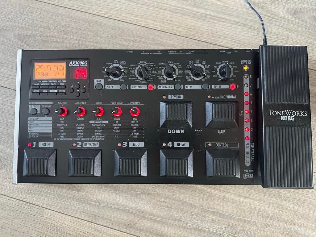 KORG AX3000G Effectpedaal, Muziek en Instrumenten, Effecten, Ophalen, Gebruikt, Multi-effect