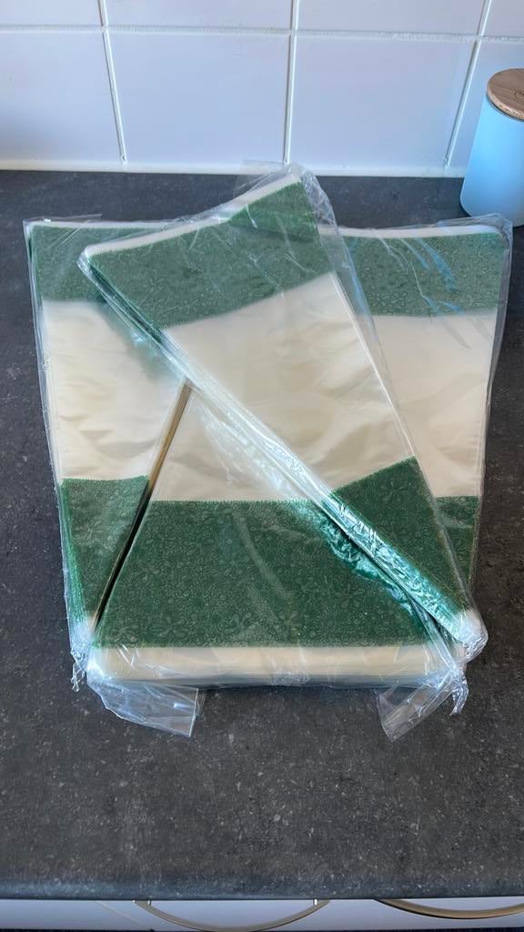 Plastic puntzakken Groen 18x37 1000 Stk, Ophalen of Verzenden, Zo goed als nieuw, Carnaval