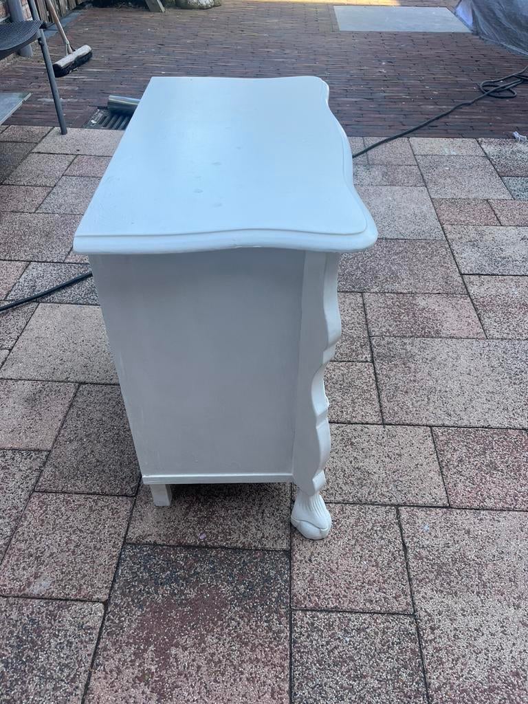 Lief wit brocante ladekastje, Kunststof, Gebruikt, Ophalen of Verzenden, Minder dan 10 liter