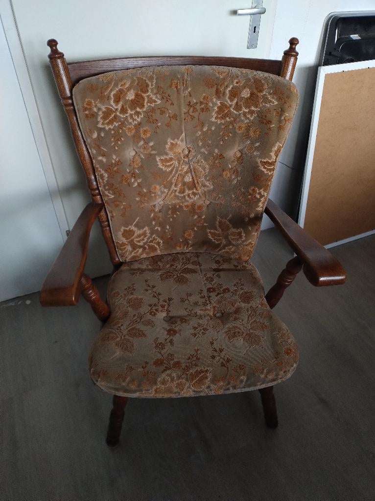 Stoel, Huis en Inrichting, Stoelen, Ophalen, Gebruikt, Hout, Eén