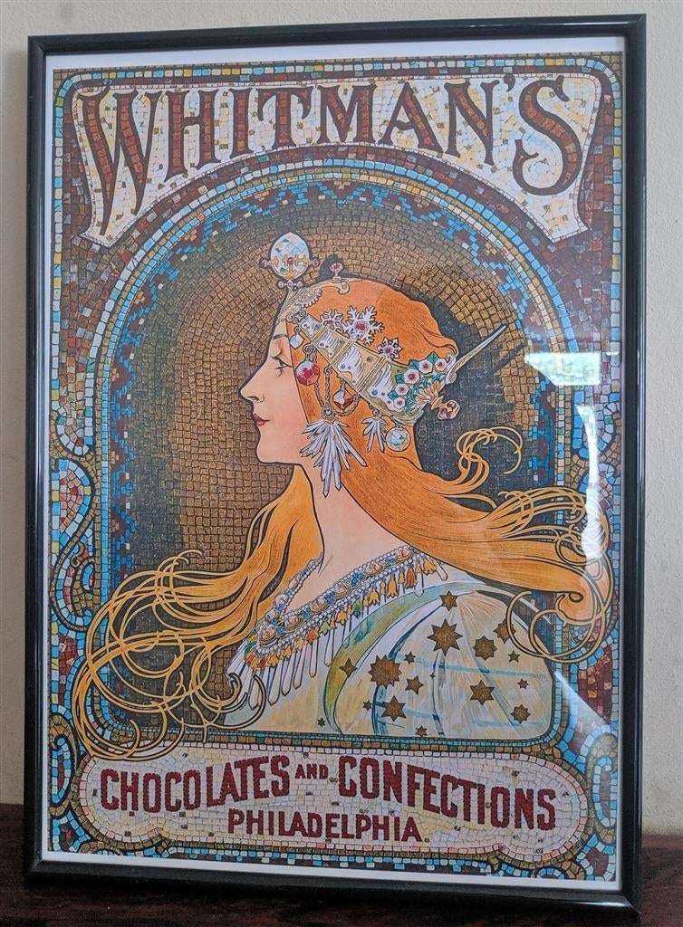 ALPHONSE MUCHA ZODIAC Jugendstil Poster in Lijst, Ophalen of Verzenden