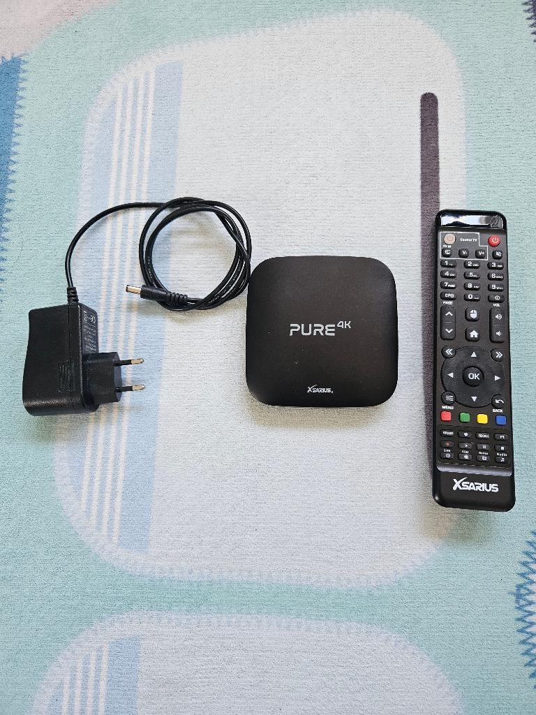Xsarius TV box – geschikt voor IPTV portals & apps, Ophalen, Gebruikt, HDMI, Minder dan 500 GB