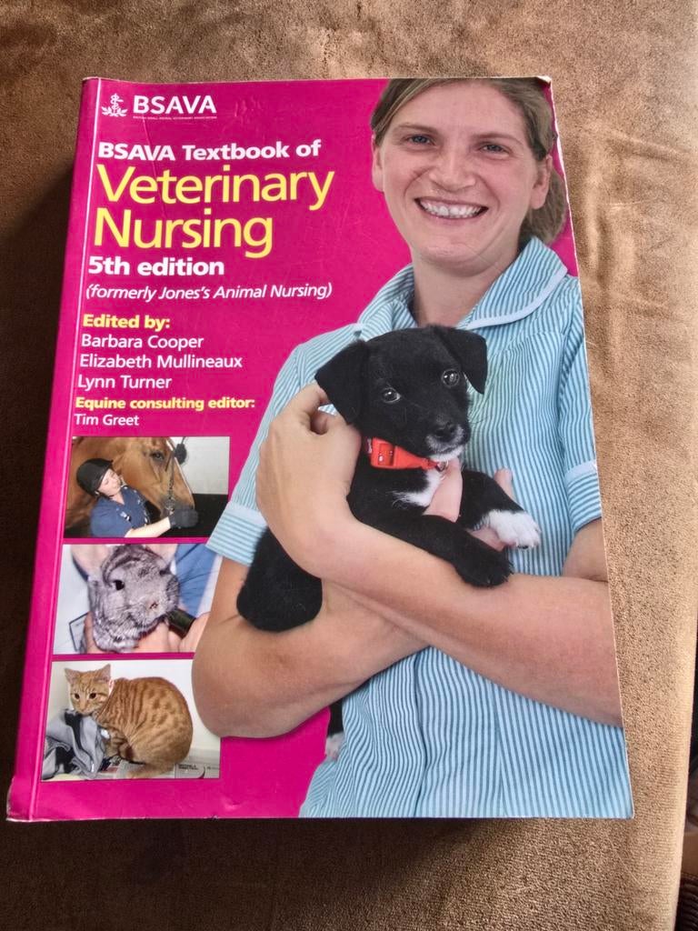 BSAVA Veterinary Nursing diergeneeskunde dierenarts, Ophalen of Verzenden, Beta, Zo goed als nieuw, HBO