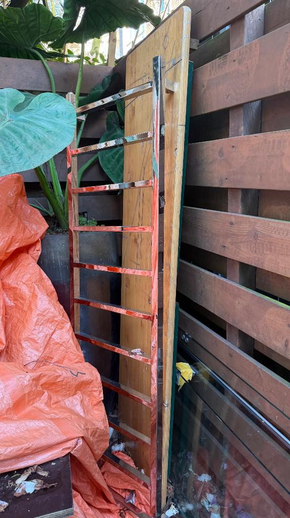 handdoekenrek, Ophalen, Gebruikt, Grijs, Handdoekenrek