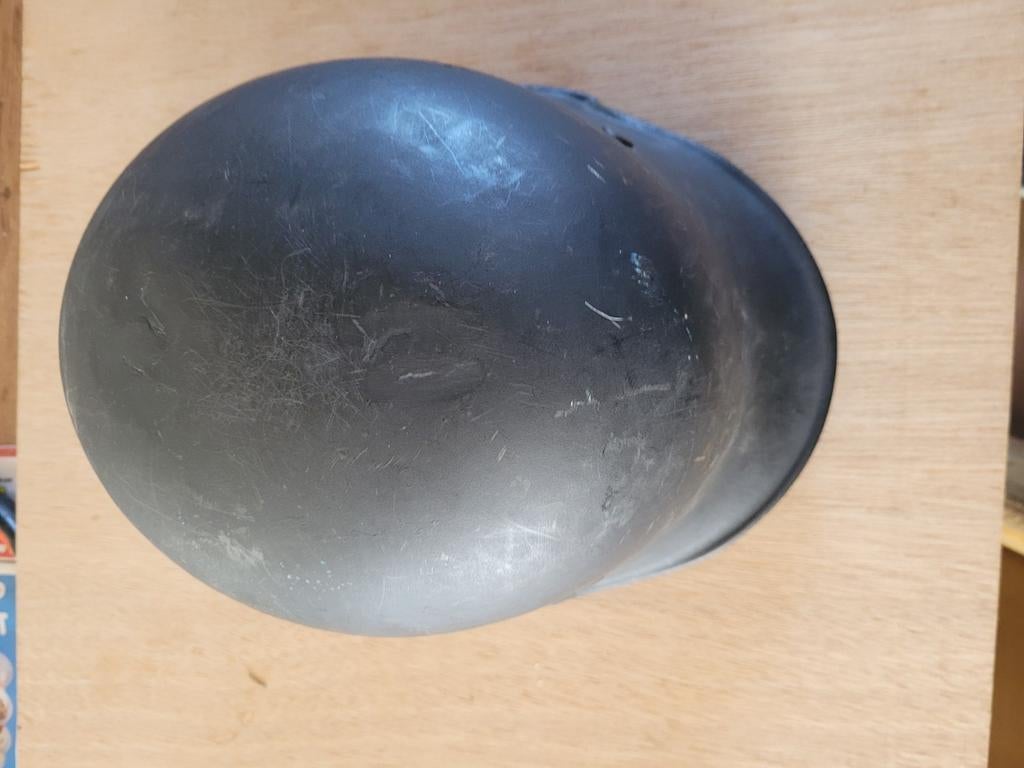 MOOIE  M34 HELM., Ophalen of Verzenden, Landmacht, Nederland, Helm of Baret