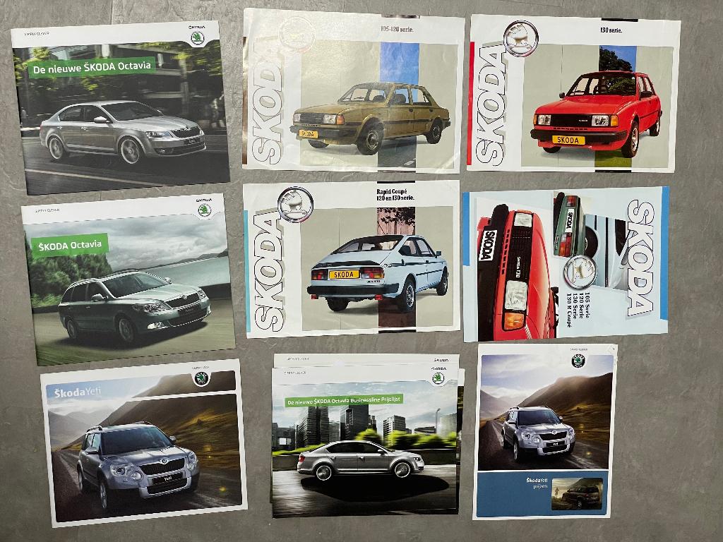 Skoda Folders, Verzenden, Gelezen, Overige merken