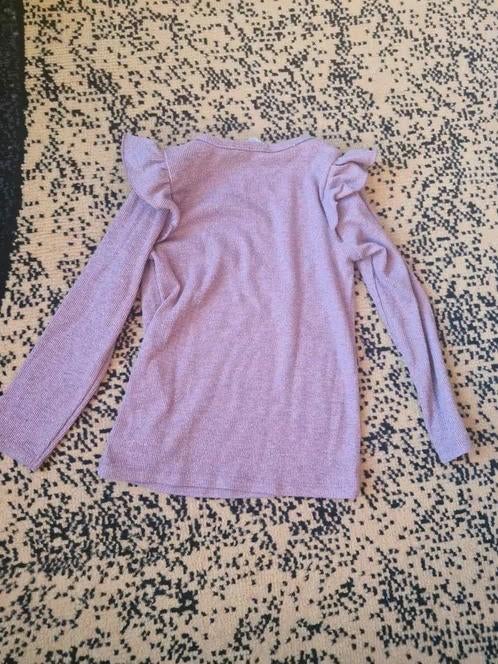 Paarse longsleeve Maat 98-104 hh, H&M, Meisje, H&M, Onbekend