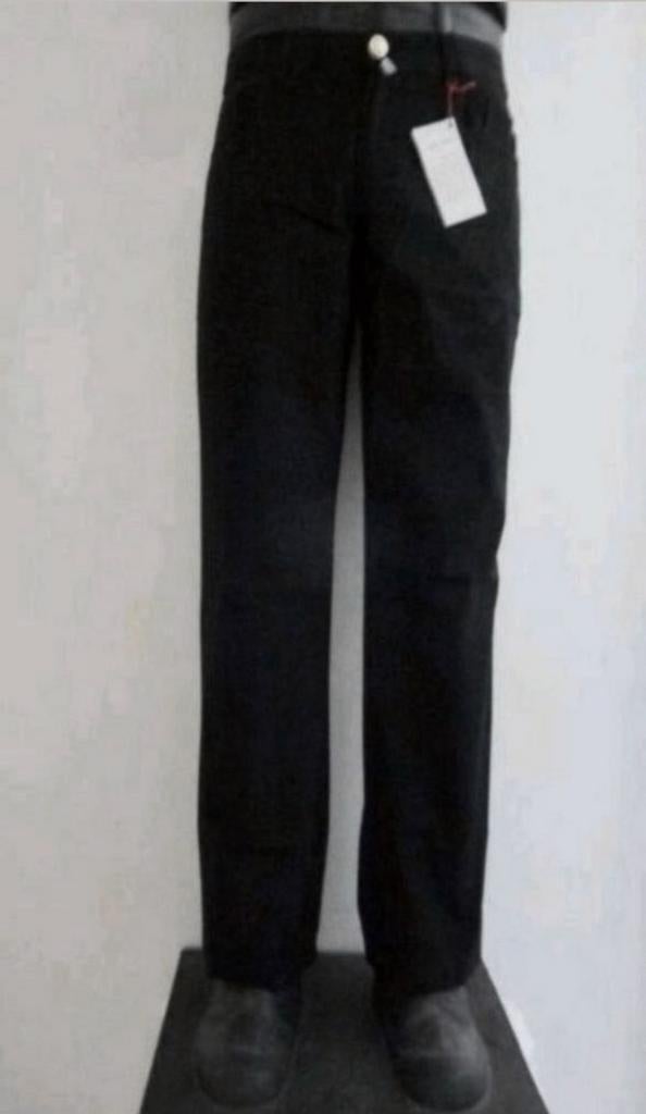 Zwarte -hand made- zomer jeans van Jacob Cohen, Verzenden, Nieuw, Zwart, Overige jeansmaten