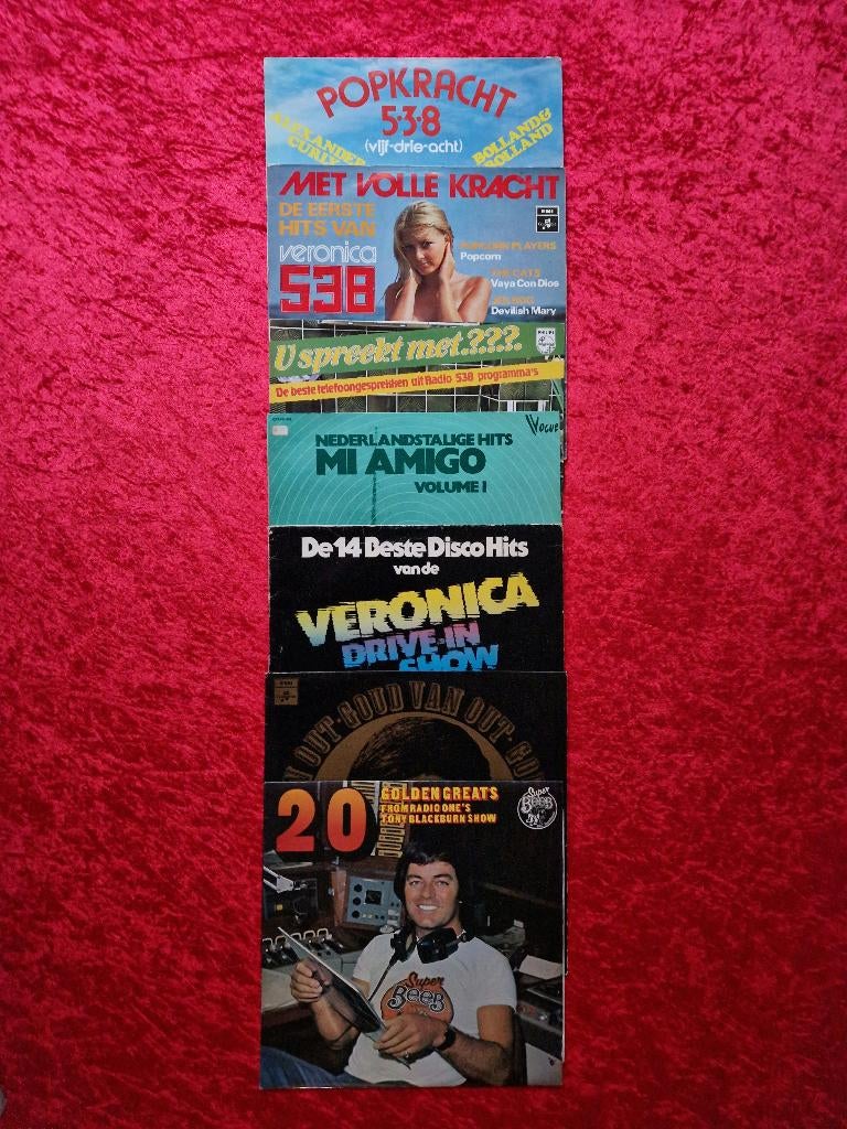 radio veronica mi amigo 538 piraten jingles 27 mc -> partij, Cd's en Dvd's, Ophalen, Gebruikt, 12 inch