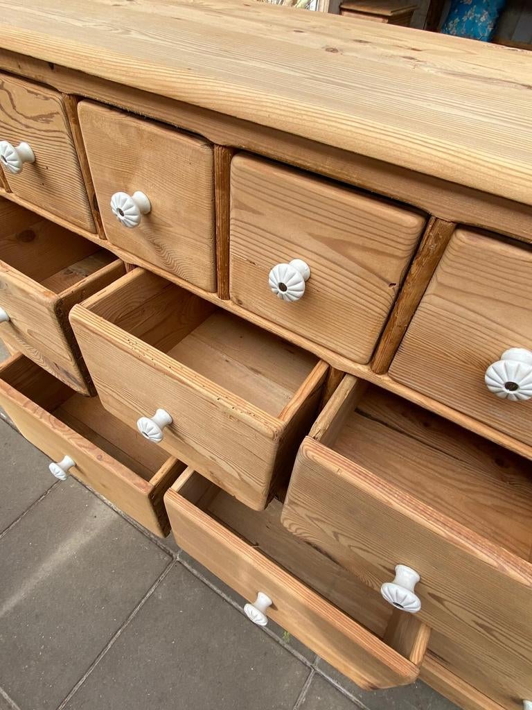 Landelijke oud grenen kast ladekast dressoir, Ophalen