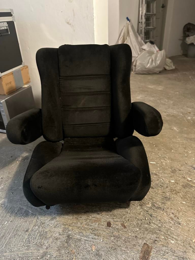 Zwarte bootstoel kapiteinstoel - Comfortabel en robuust, Ophalen, Gebruikt, Interieur en Kussens