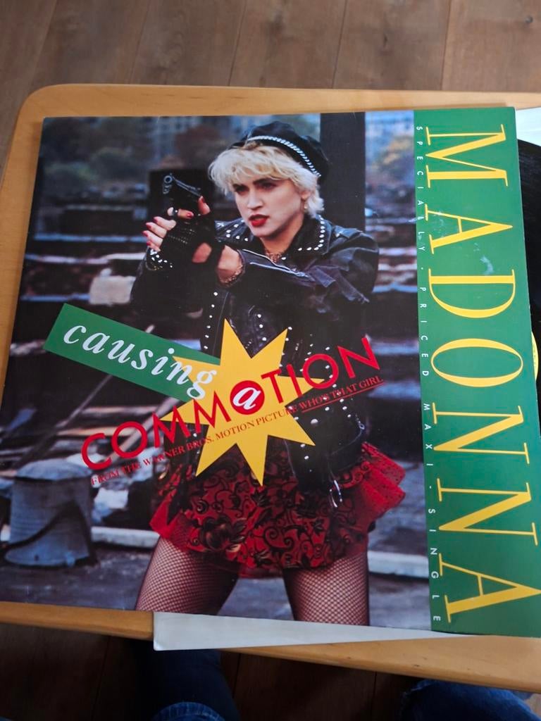 Madonna - Causing a Commotion - Maxi-Single, Cd's en Dvd's, Vinyl Singles, Gebruikt, Maxi-single, Pop, 12 inch, Ophalen of Verzenden