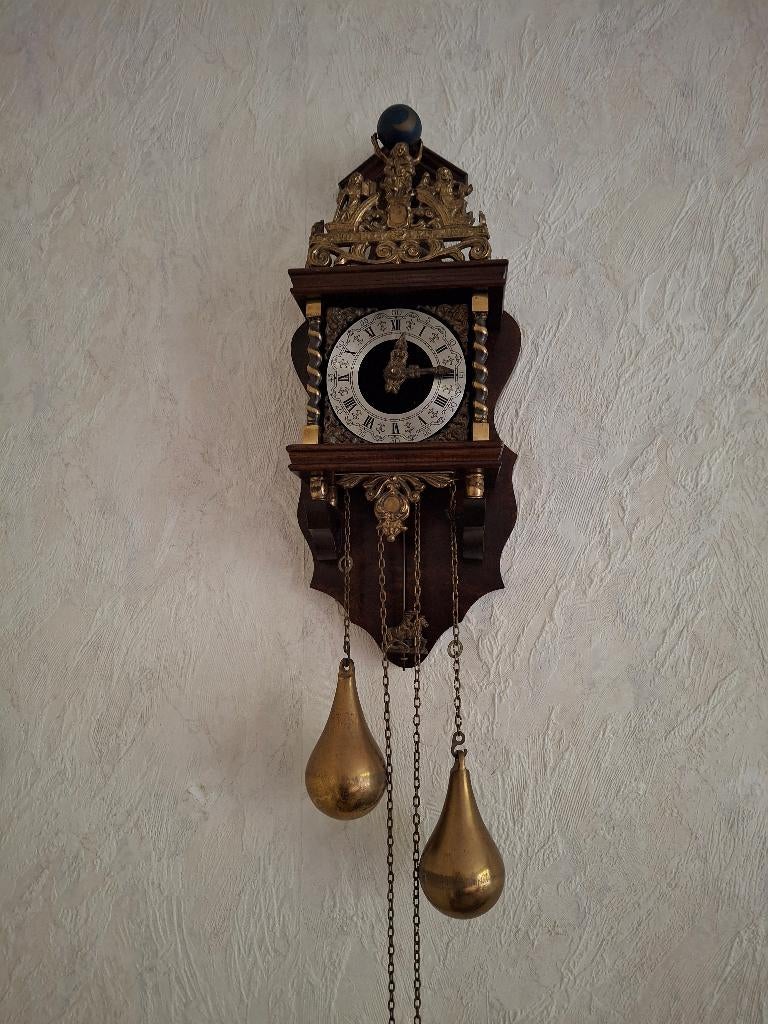 Zaanse klok, heel mooi, behoeft reparatie, Ophalen of Verzenden