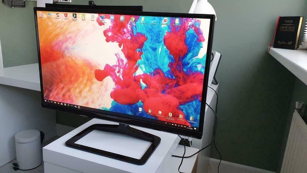 hele mooie Philips 278C4Q 27 inch LCD perfecte staat 3x HDMI, Computers en Software, Monitoren, Gebruikt, IPS, 101 t/m 150 Hz