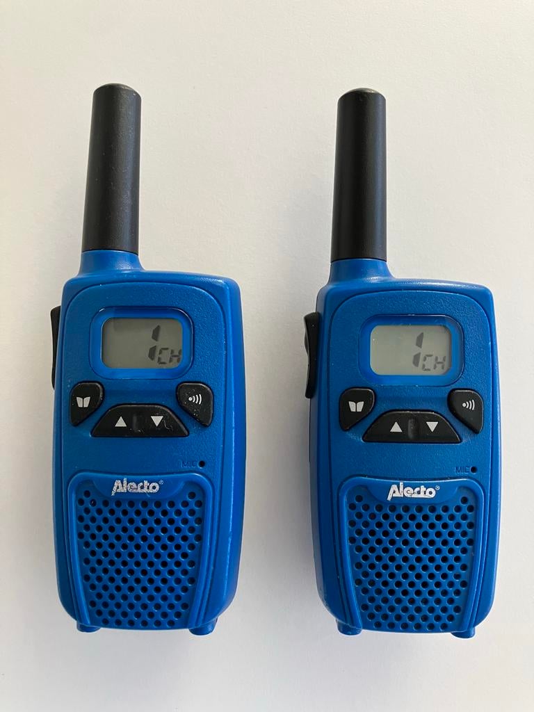 Alecto FR12 Walkie Talkie Portofoons - 5 km bereik, Ophalen of Verzenden, Gebruikt, 2 to 5 km, Portofoon of Walkie-talkie