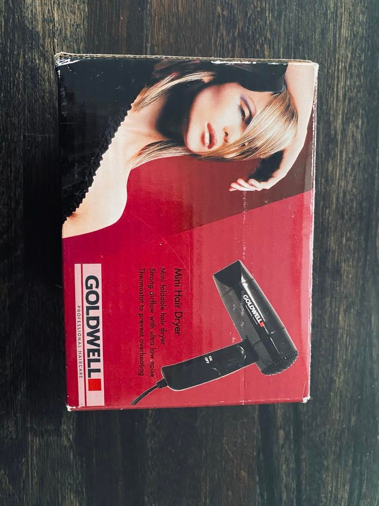 Goldwell Mini Föhn - Ongebruikt Reisformaat Haardroger, Witgoed en Apparatuur, Persoonlijke-verzorgingsapparatuur, Nieuw, Haarverzorging
