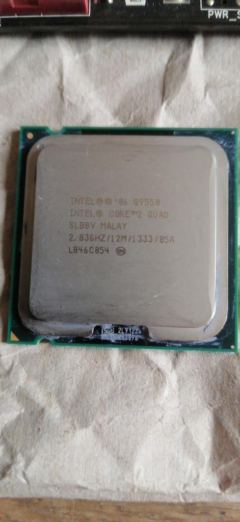 Q9550 Core 2 Quad werkend gedemonteerd uit studio pc, Gebruikt, 2 tot 3 Ghz, Socket 775, Verzenden