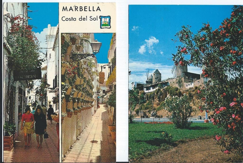 33 Ansichtkaarten Palma de Mallorca- Madrid- Marbella etc., Ophalen of Verzenden, 1960 tot 1980, Gelopen, Spanje