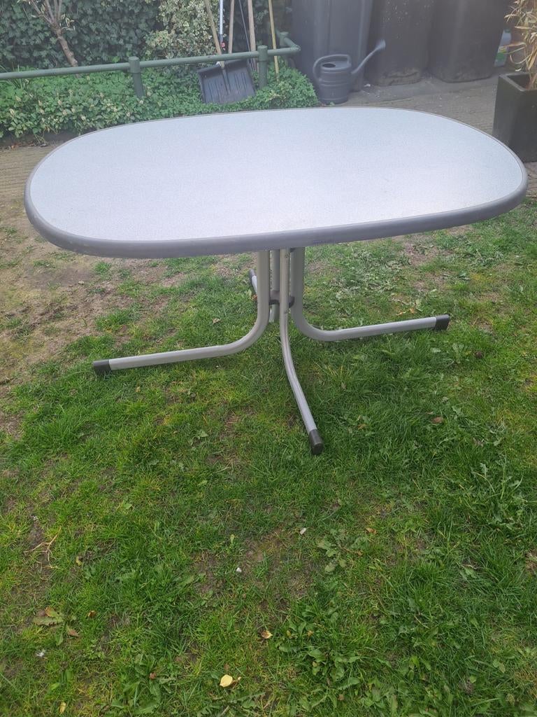 Camping tafel  ( mecalit ), Ophalen, Gebruikt