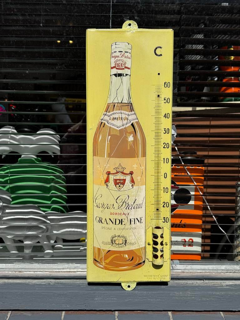 Vintage Georges Breteuil Bordeaux Thermometer, Ophalen