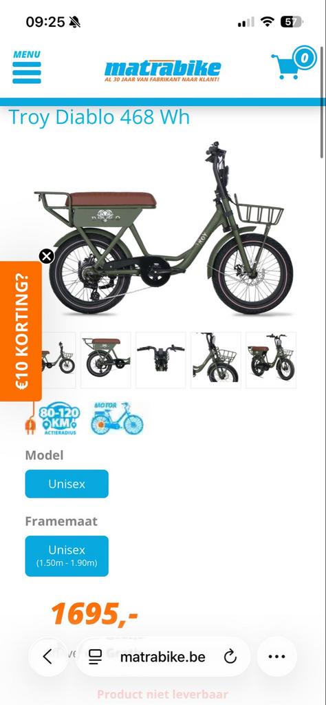 NIEUW Troy Diablo Fatbike 16km op de teller, Overige merken, Ophalen of Verzenden, Zo goed als nieuw, 51 tot 55 cm