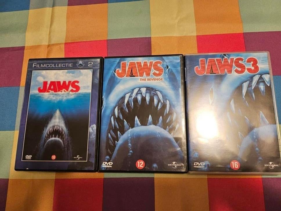Jaws DVD collectie 1 t/m 3, Ophalen of Verzenden, Zo goed als nieuw