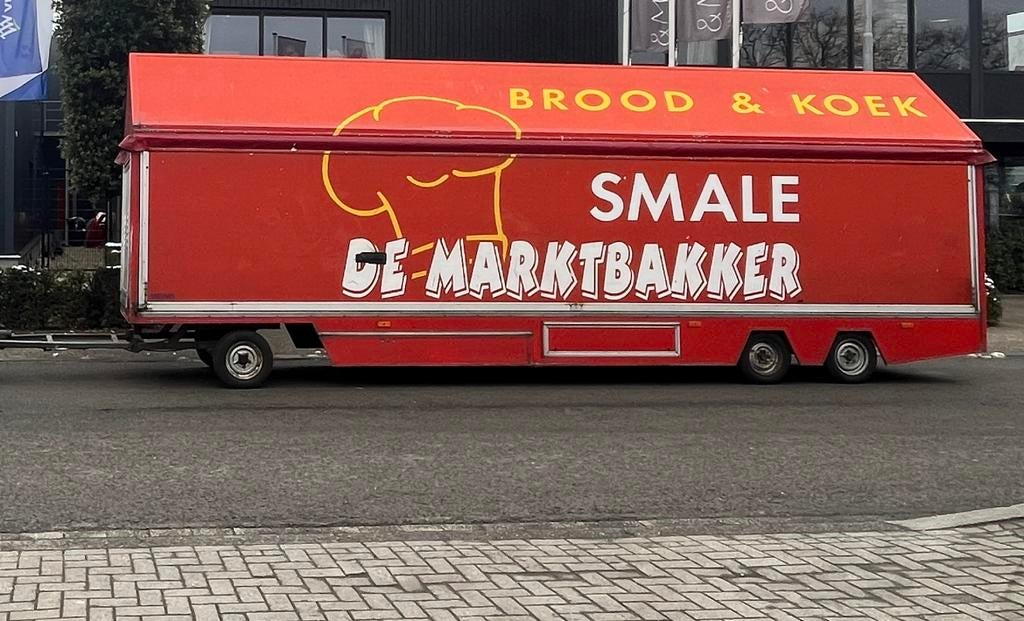 Verkoopwagen marktwagen aanhanger braderie markt verkoop, Ophalen