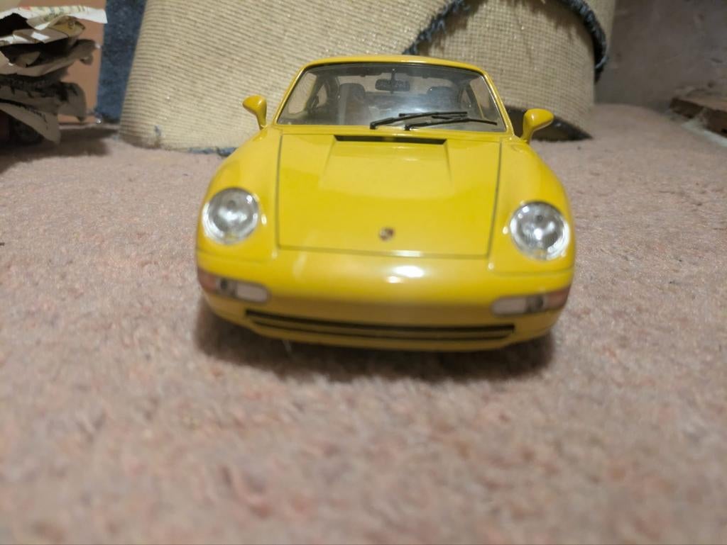 Porsche modelauto 1:18, Ophalen of Verzenden, Zo goed als nieuw, Bburago