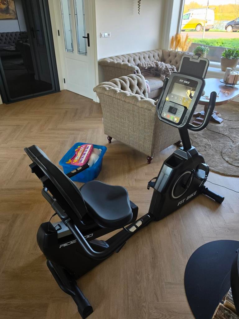 FitBike Ride 400 iPlus Ligfiets - Zo goed als nieuw, Sport en Fitness, Fitnessapparatuur, Ligfiets, Nieuw, Ophalen of Verzenden