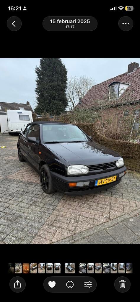 Golf 3 Cabrio, Voorwielaandrijving, 74 pk, 4 cilinders, Cabriolet