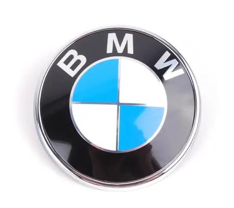 BMW embleem achterklep logo zwart blauw wit chrome nieuw BMW, -, -, Nieuw, Ophalen of Verzenden