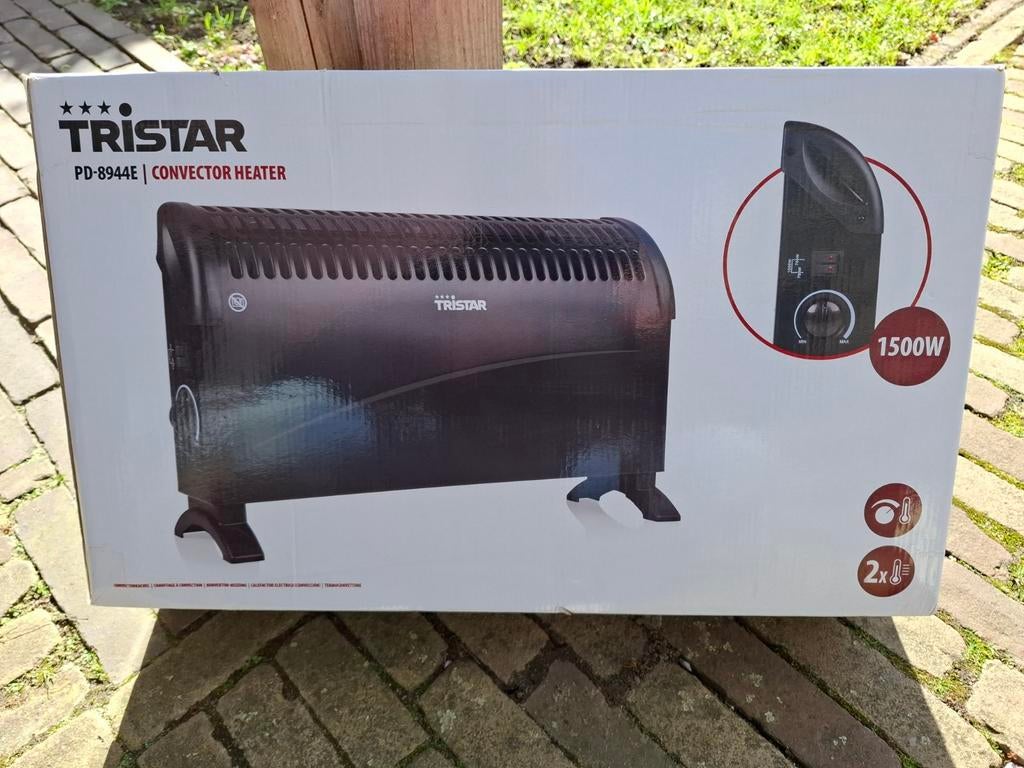 Tristar Convectorkachel PD-8944E - 1500W, 30 tot 80 cm, Ophalen of Verzenden, 60 tot 150 cm, 800 watt of meer