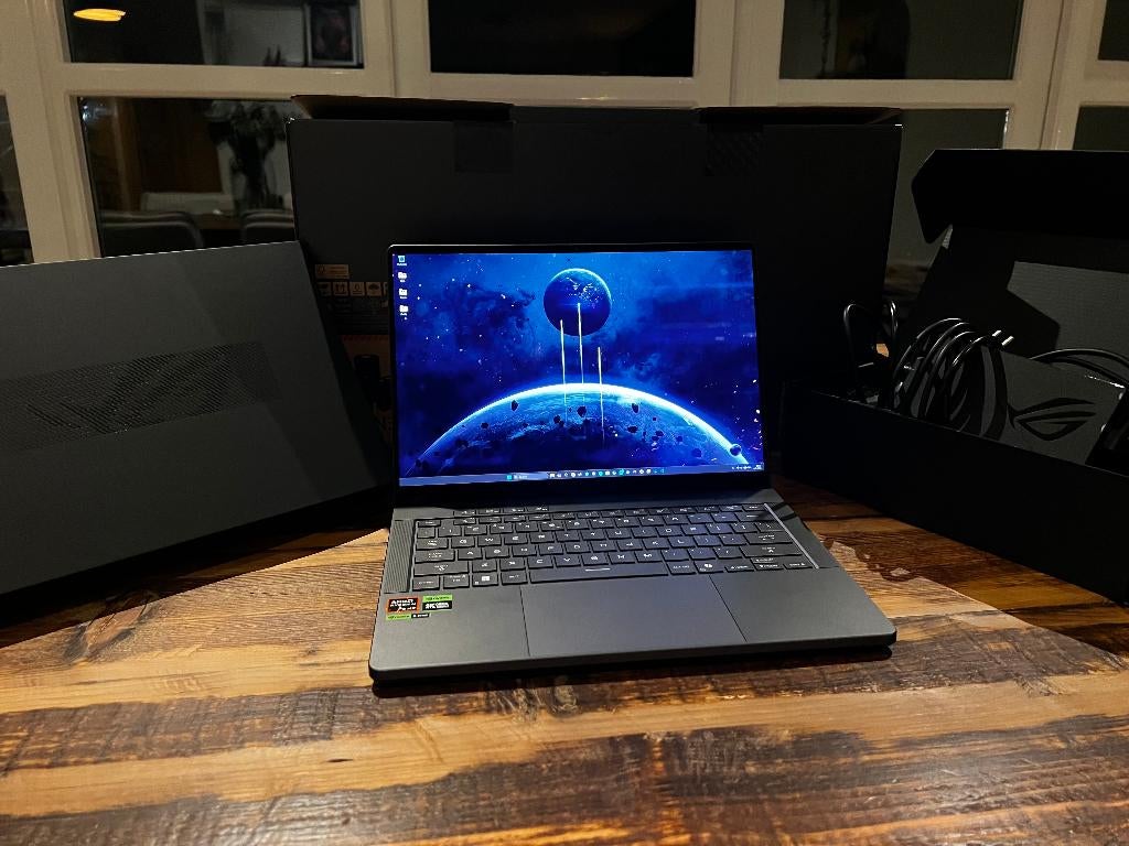 ASUS ROG Zephyrus G14 GA403WW-QS075W aangeboden, Computers en Software, Windows Laptops, Met videokaart, 2 tot 3 Ghz, ASUS, 14 inch