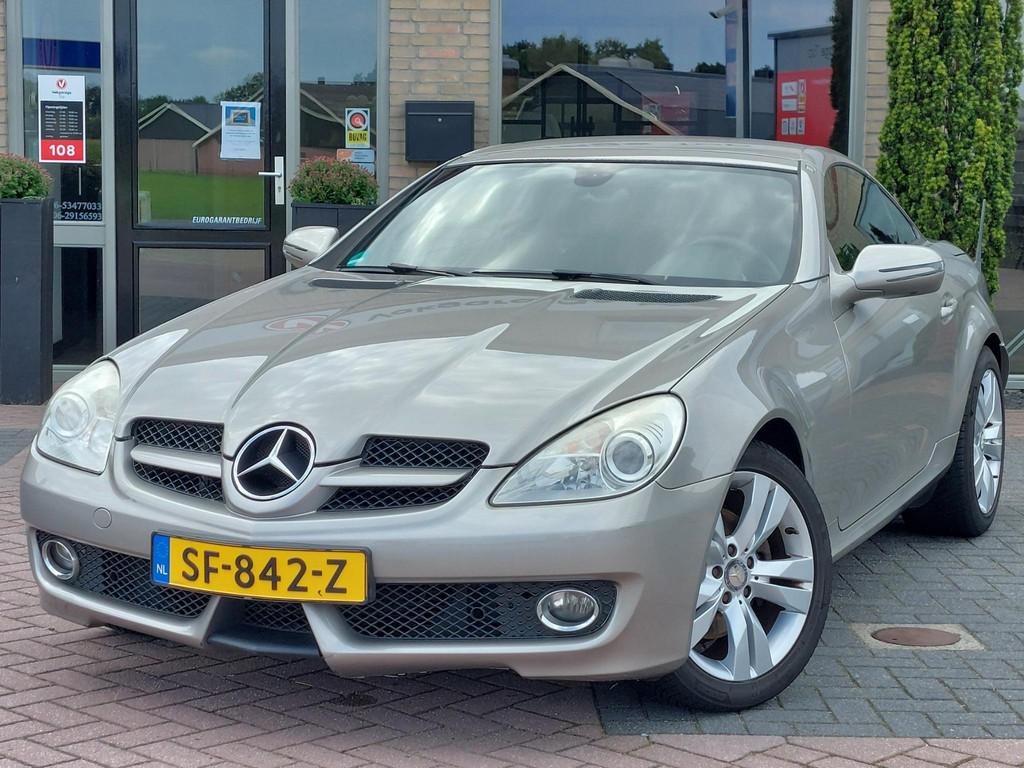 Mercedes-Benz SLK-klasse 200 Cabrio | Cruise | Leder | All-i, 13 km/l, Gebruikt, Zwart, 4 cilinders