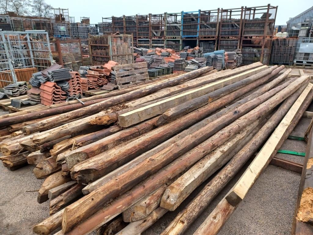 Juffers lengte 7-8 meter, Ophalen, Gebruikt, Balk, Vuren